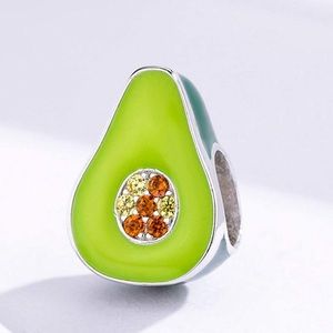 Avocado Charm 925 Silver